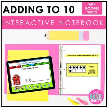 Preview of Adding and Subtracting up to 10 Interactive Notebook