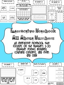 Preview of Interactive Notebook All About Numbers