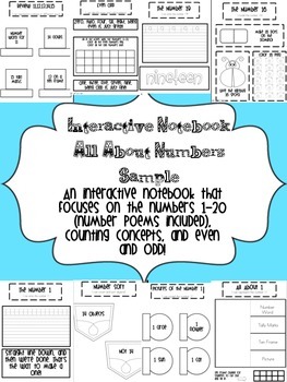 Preview of Interactive Notebook All About Numbers Sample