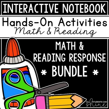 Preview of Interactive Notebook BUNDLE - Math & Reading Journals