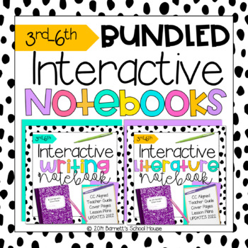 Preview of Interactive Writing Notebook & Reading Notebook Bundle, Lesson Outlines