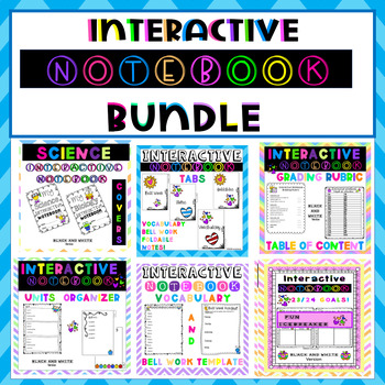 Preview of Interactive Notebook Essentials Bundle: Organize, Engage, and Learn