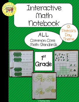 Preview of St. Patrick's Day Interactive 1st Grade Math Notebook