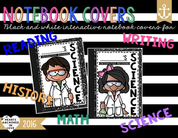 Preview of Interactive Notebook Covers (English & Spanish)