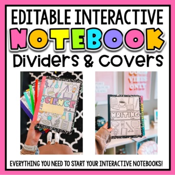 Preview of Interactive Notebook Covers and Dividers