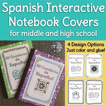 Preview of Spanish Interactive Notebook Covers