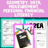 Interactive Notebook Dividers with Tabs: Geometry, Measure