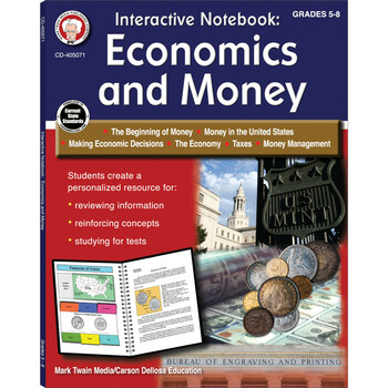 Preview of Interactive Notebook: Economics and Money 405071-EB