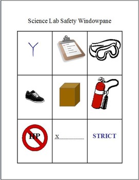 Preview of Interactive Notebook Entries for Lab Safety