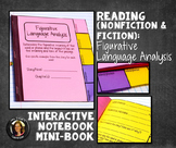 Interactive Notebook: Figurative Language Analysis Mini Book