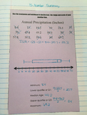 Interactive Notebook Five Number Summary