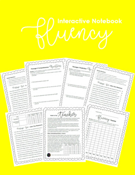 Preview of Interactive Notebook Fluency Passage 5