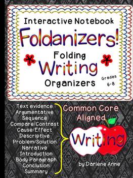 Preview of Writing: Interacitve Foldable Organizers and Practice