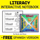 Literacy Reading Comprehension Interactive Notebook Activi