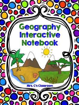 Preview of Interactive Notebook - GEOGRAPHY - Grade 3-5 (Social Studies)