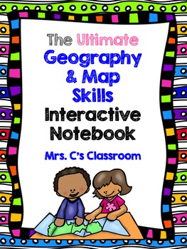 Preview of Interactive Notebook Bundle - GEOGRAPHY and MAP SKILLS (Social Studies)