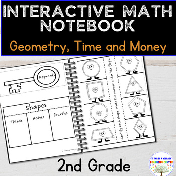 Preview of IM Grade 2 Math™ -  Geometry, Time, and Money Interactive Notebook