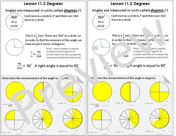 Preview of Interactive Notebook Go Math Chapter 11 Notes Grade 4