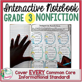 Interactive Notebook - Grade 3 Reading Informational - Cov