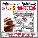 Interactive Notebook - Grade 5 Reading Informational - Cov