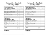 Interactive Notebook Grading Rubric