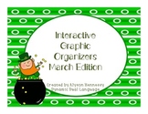 Interactive Notebook Graphic Organizers-March Edition