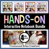 Interactive Notebook Fourth Grade Common Core Bundle with 