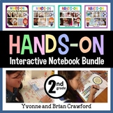 Interactive Notebook Second Grade Common Core Bundle with 