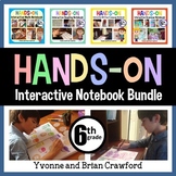 Interactive Notebook Sixth Grade Common Core Bundle with S