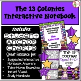 13 COLONIES INTERACTIVE NOTEBOOK & (DIGITAL / PDF) ANCHOR CHARTS COMBO