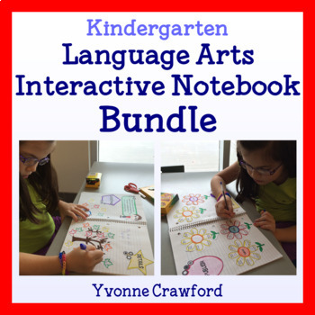 Preview of Interactive Notebook Kindergarten Bundle | English Language Arts | 40% off