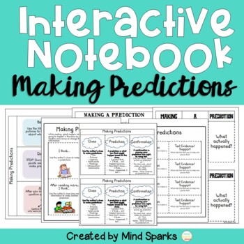 Preview of Reading Interactive Notebook: Making Prediction Activities