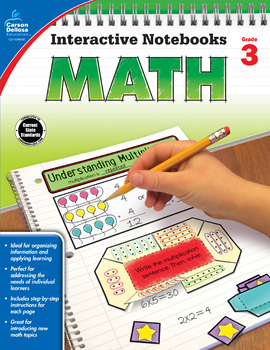 Preview of Interactive Notebook Math Workbook Grade 3 Printable 104648-EB