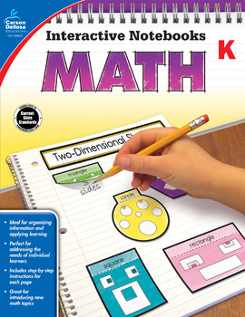 Preview of Interactive Notebook Math Workbook Grade K Printable 104645-EB