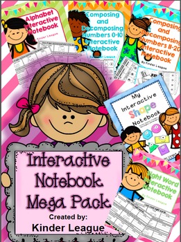 Preview of Interactive Notebook Mega Pack by Kinder League