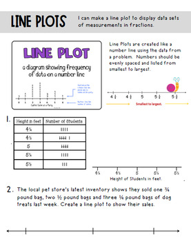 Preview of Interactive Notebook Page-Line Plots Part 1