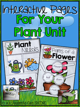Preview of Interactive Notebook Pages For Your Plant Unit