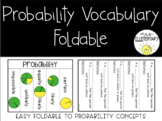 #SpringDeals24 Probability Vocabulary Foldable for Interac