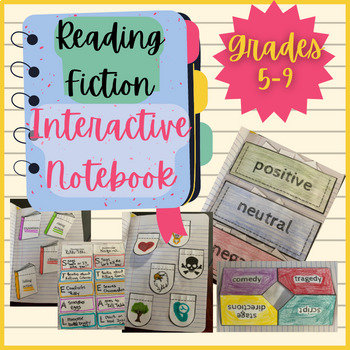 Preview of Interactive Notebook Reading Fiction ELA