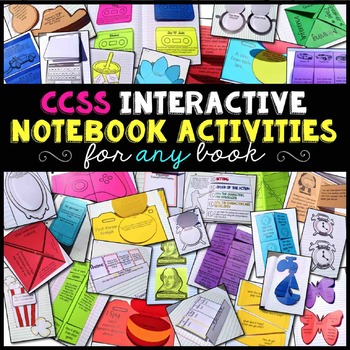 Preview of Interactive Notebook Reading Literature Pack for Any Novel or Story