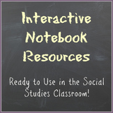Interactive Notebook Resources: Ready to Use in the Social