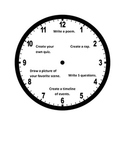 Interactive Notebook Response to Reading Clock