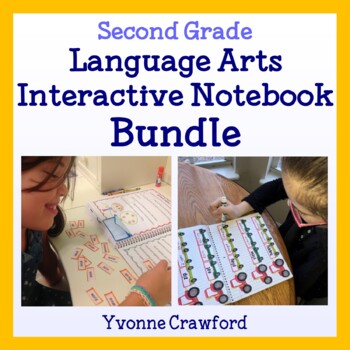 Preview of Interactive Notebook Second Grade Bundle - English Language Arts - 40% off