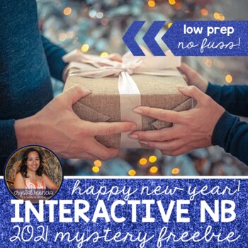 Preview of Interactive Notebook Series New Year Celebration | Mystery 2021 FREEBIE