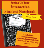 Interactive Notebook Set Up Instructions PowerPoint