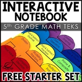 Interactive Notebook Starter Set | 5th Grade Math FREE