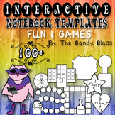 Interactive Notebook Templates 100+ Fun & Games {Game Boar