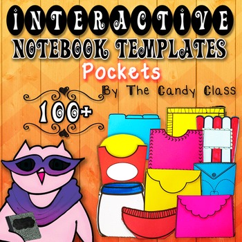 Preview of Interactive Notebook Templates 100+ Pockets