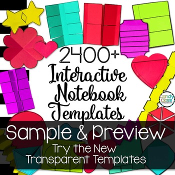 Preview of Interactive Notebook Templates 2400+ Sample of New Templates