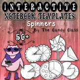 Interactive Notebook Templates 50+ Spinner Wheels (Commerc